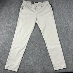 Mavi Jeff‎ Pants Mens 36x34 Gray Athletic Chino Stretch Mercury Twill Casual